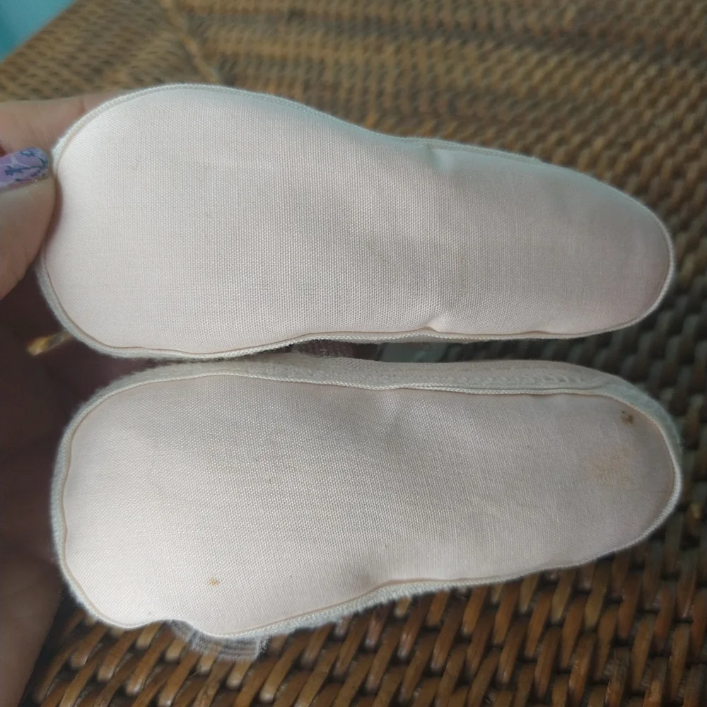 Newborn Infant baby soft shoe vintage antique